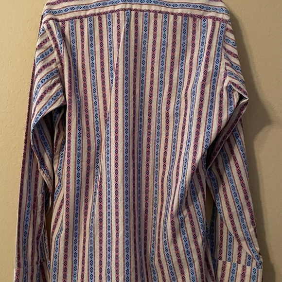 Eric Ross Beverly Hills vintage 70s Multi Color Cool Hippie Shirt Large‌‌‍‍‍‍‍‍‍ - Picture 6 of 8